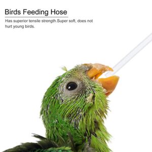 balacoo 3pcs Young Birds Feeding Hose Soft Plastic Tubing Hoses Pets Sick Birds Feeding Tools Medicine Milk Water Food Feeder for Baby Bird