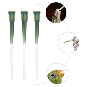 balacoo 3pcs Young Birds Feeding Hose Soft Plastic Tubing Hoses Pets Sick Birds Feeding Tools Medicine Milk Water Food Feeder for Baby Bird