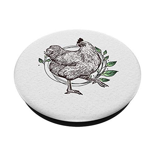 Animal Ornithology Farm Bird Farmer Gift Idea Nature Chicken PopSockets PopGrip: Swappable Grip for Phones & Tablets