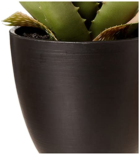 Amazon Basics Artificial Fake Agave Plant with Plastic Planter Pot , 16.9-Inch