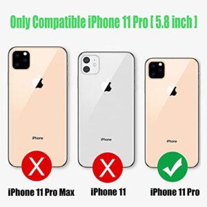 Battery Case for iPhone 11 Pro, Upgraded 7000mAh Slim Portable Rechargeable Battery Pack Charging Case Compatible with iPhone 11 Pro (5.8 inch) Extended Battery Charger Case (Black)