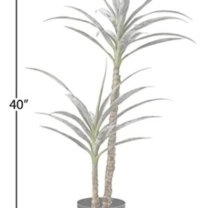 Amazon Basics Artificial Yucca Plant with Plastic Nursery Pot, 40-Inch