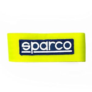 Sparco 01638GF Performance Towing-Hook-Ribbon - Fluo Yellow - max. 2000kg - 16mm Hole