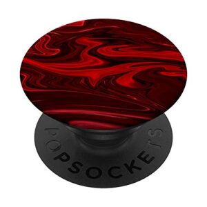 stylish swirls | red popsockets popgrip: swappable grip for phones & tablets