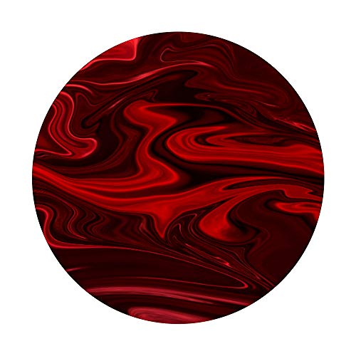 Stylish Swirls | Red PopSockets PopGrip: Swappable Grip for Phones & Tablets