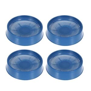 tehaux 4pcs plastic bird nest,bird nesting bowls pigeon nest bowl breeding hatching box for pigeons, quails, and small birds