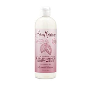 sheamoisture body wash extra dry skin replenishing cocoa almond cruelty free body wash made with fair trade shea butter 19.8 oz