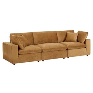 modway commix sofas1 sofas, cognac