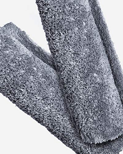 Adam's Lite Borderless Grey Microfiber Towel (4 Pack) - Car Detailing Towel