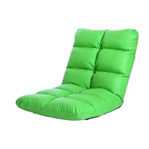 gydjbd double-layer sponge lazy sofa with adjustable six gears, leather, waterproof and easy to handle