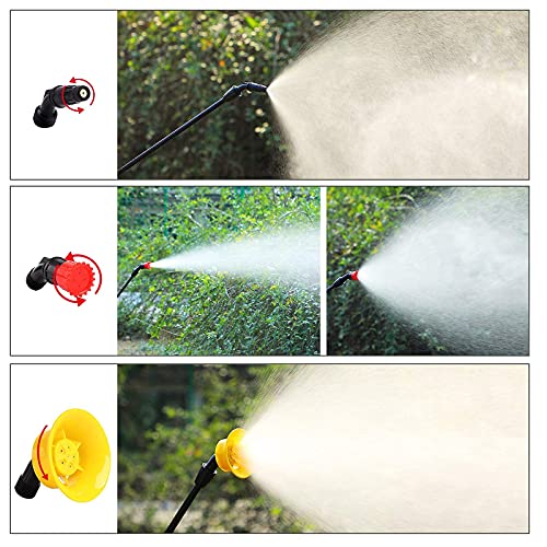 Aimela Sprayer Nozzle Tips,6 Piece Multifunctional Spray Combination,Adjustable Nozzle,Suitable For Replacing Backpack Sprayer Nozzle,Farm Nozzle,Water Pump Nozzle And Orchard Nozzle