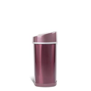 Nine Stars DZT-15-9BURG Trash Can, Small, Burgundy