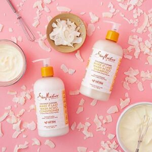 Shea Moisture Shampoo and Conditioner Set, Coconut Custard Make It Last Wash N’ Go Shampoo 13 Ounce, Coconut Custard Make It Last Wash N’ Go Conditioner 13 Ounce