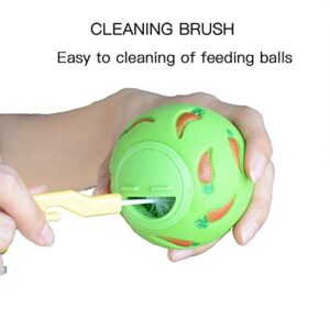 Treat Ball 2 in 1 .Include Brush.Give Your Pet More Fun and Health. Snack Ball for Small Animals.Rabbit Treat Ball.Rabbit Food Ball.Pet Rat Accessories.Pet Rat Toys.Forage Toys.Bunny Toys,Rabbit toys.