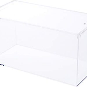 Pioneer Plastics 083CAQUA Clear Micro Habitat Terrarium, Tarantula Enclosure, Desktop Aquarium, 7.75" W x 3.75" D x 3.75" H