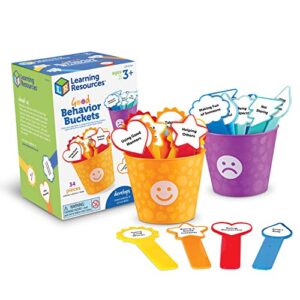 learning resources good behaviour buckets, social emotional toy, preschool toy, ages 3+, multi