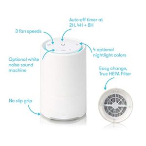 Frida Baby 3-in-1 Sound Machine, Air Purifier + Nightlight with 3 Fan Speeds and Easy-Change Filter