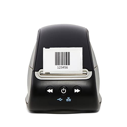 DYMO LabelWriter 550 Turbo Label Printer, Label Maker with High-Speed Direct Thermal Printing, Automatic Label Recognition, Prints Variety of Label Types Through USB or LAN Network Connectivity