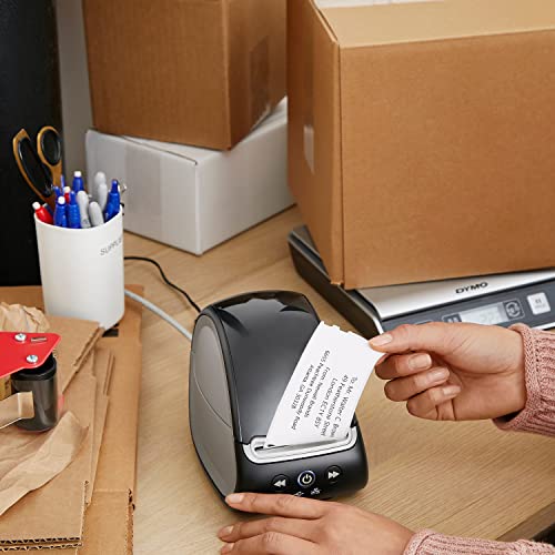 DYMO LabelWriter 550 Turbo Label Printer, Label Maker with High-Speed Direct Thermal Printing, Automatic Label Recognition, Prints Variety of Label Types Through USB or LAN Network Connectivity