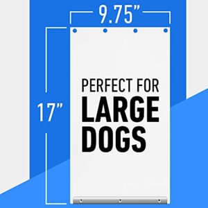 Evergreen Pet Supplies Extra Large Replacement Dog Door Flap for Ideal Pet Products Ruff Weather Dog Door Model #DSRWXL - 9.75 x 17 in – for Pets 36 to 90 lbs – Weather Proof Seal