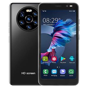 mate40 pro unlocked smartphone, 5.45" hd full screen 3g cell phones with dual-core cpu dual sim card front rear dual cameras support face recognition 128gb expandable storage,for 6.0 operating system