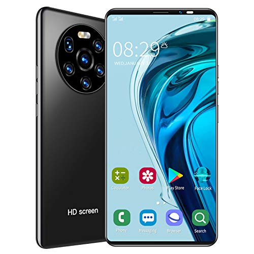 Mate40 Pro Unlocked SmartPhone, 5.45" HD Full Screen 3G Cell Phones with Dual-Core CPU Dual SIM Card Front Rear Dual Cameras Support Face Recognition 128GB Expandable Storage,for 6.0 Operating System