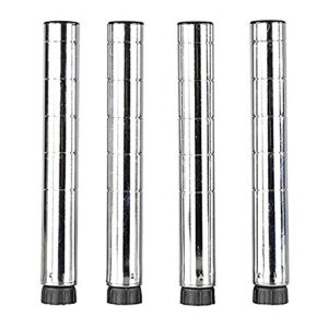 regal altair chrome wire shelving posts | pack of 4 posts | nsf commercial heavy duty (chrome wire shelving posts, 14''h)