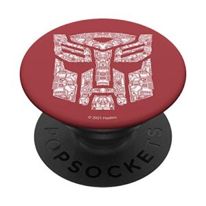 transformers autobot logo details popsockets popgrip: swappable grip for phones & tablets