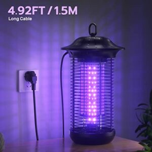 Sahara Sailor Bug Zapper for Outdoor and Indoor, Bulb Replaceable, High Voltage Electronic Mosquito Killer, Insect Trap for Home Garden Backyard Patio