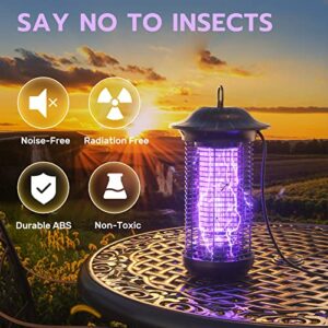 Sahara Sailor Bug Zapper for Outdoor and Indoor, Bulb Replaceable, High Voltage Electronic Mosquito Killer, Insect Trap for Home Garden Backyard Patio