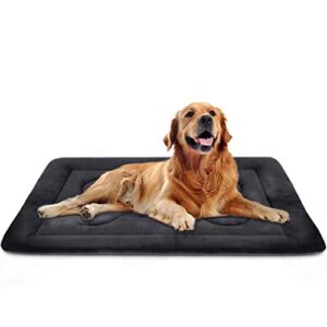 joicyco dog bed large crate mat 42 in non-slip washable soft mattress kennel pads