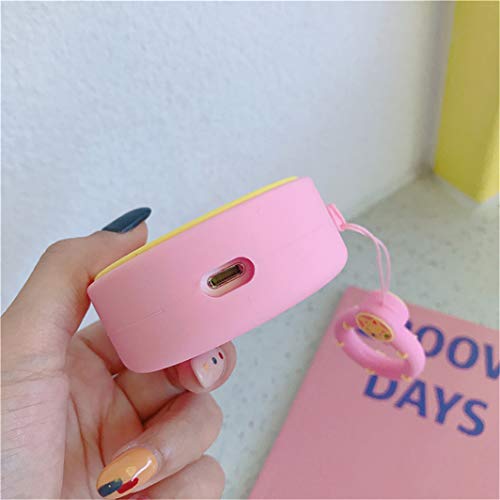 Oqplog for Airpod 2/1 for AirPods Case 3D Cute Fun Cartoon Fashion Funny Character Air Pods 2&1 Cover Design for Girls Women Teen Boys Unique Kawaii Trendy Stylish Soft Silicone Cases – Pink Star