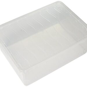 Basicwise Plastic Storage Container, Shoe box, Set of 6