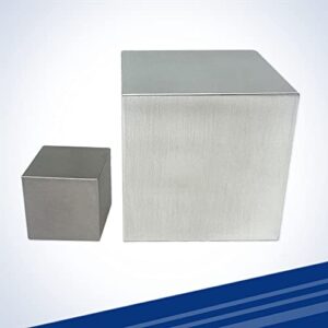 kilo tungsten and magnesium cube set (1.5" w cube and 3.255 mg cube)