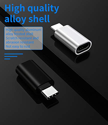 3-Pack,USB C to Micro USB Adapter USB-to-USB A Type C Male to Microusb Female Connector for Samsung Galaxy s7 s8 s9 s10 USBC Converter