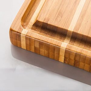 Bamboo Cheese Cutting Board with Butter Knife, Mini Fruit Chopping Board