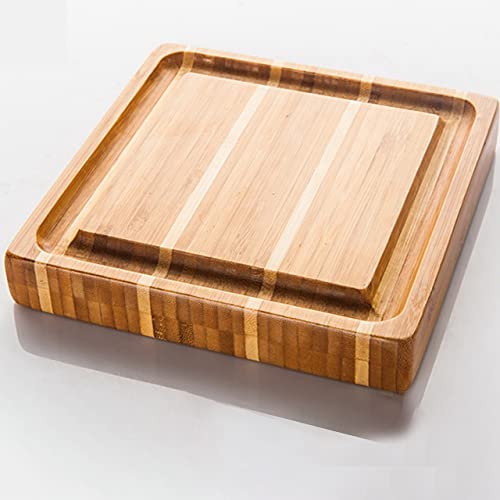 Bamboo Cheese Cutting Board with Butter Knife, Mini Fruit Chopping Board