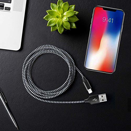 iPhone Charger Cord, USB A to Lightning Cable [Apple MFi Certified Approved] Nylon Braided Fast Charging Cable 12w 3ft Compatible iPhone 14 Plus/13 Pro Max/12 Mini/11 Promax/Xs Max/XR/X/8/7/6/5/iPad