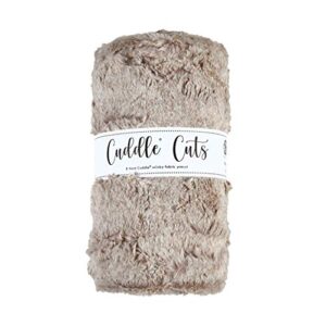 shannon minky luxe cuddle specialty 2 yard precut heather quartz