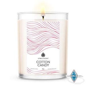 JewelScent Cotton Candy Home Jewelry 18oz Surprise Ring Candle Size 6