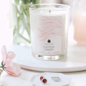 JewelScent Cotton Candy Home Jewelry 18oz Surprise Ring Candle Size 6