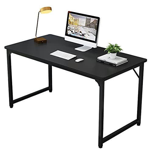 WUGO Computer Desk 31.5" Home Office Writing Desk for Small Spaces,Modern Simple Style Table for Work Study Gaming,Workstation,Black