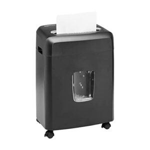 amazon basics 12-sheet micro cut paper shredder and credit card cd shredder with 6 gallon bin