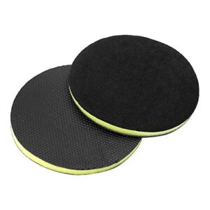 x autohaux 2pcs 6" clay pad car washing cleaning polishing foam pad sponge disc