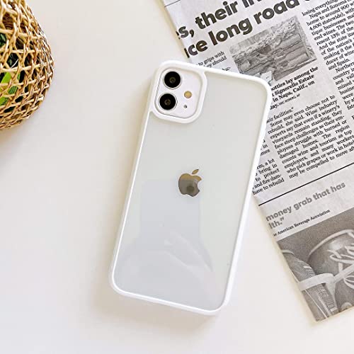 ZTOFERA Crystal Clear Case for iPhone 11 6.1",Cute Girls Transparent Soft Ultra Slim Anti-Scratch Bumper Protective Cover for iPhone 11 6.1" White