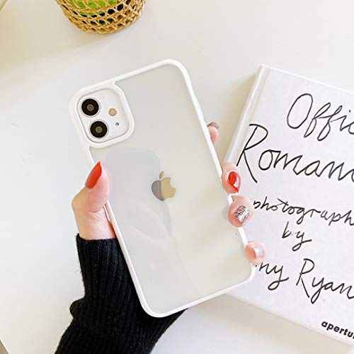 ZTOFERA Crystal Clear Case for iPhone 11 6.1",Cute Girls Transparent Soft Ultra Slim Anti-Scratch Bumper Protective Cover for iPhone 11 6.1" White