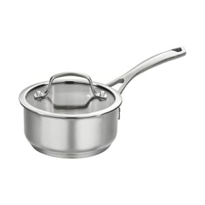 cuisinart 9519-14 forever stainless collection saucepan and lid, 1 qt, stainless steel