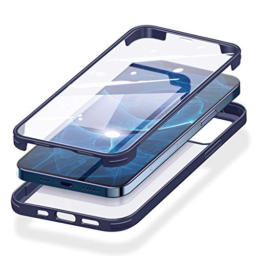 iPhone 12 Universal Double- Sided Tempered Glass Phone case (Mysterious Black)