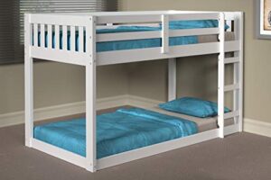 woodcrest jacob bunk, twin/twin, white