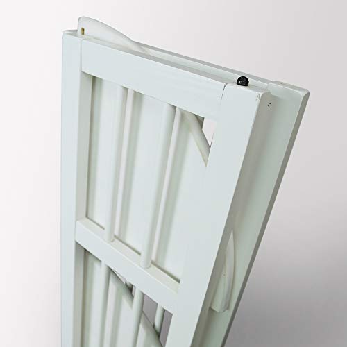 Casual Home 4-Shelf Corner Folding Bookcase, White (New)